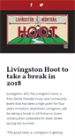 Mobile Screenshot of livingstonhoot.com